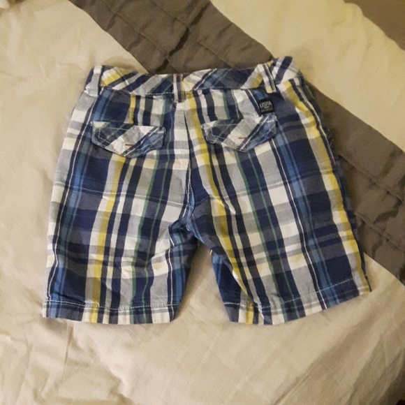size 4/5 Boys U.s. Polo Assn. plaid shorts - Picture 3 of 6